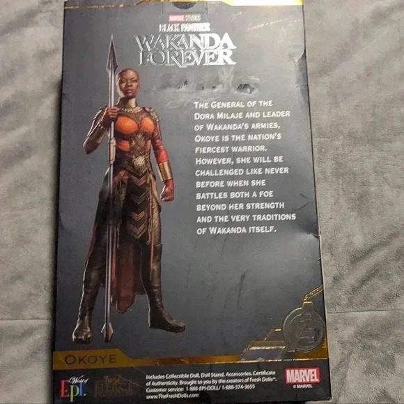 Wakanda Forever Okoye Doll Fresh Fierce Collection - Picture 6 of 7